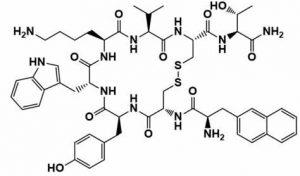 Chemical formula of Lanreotide